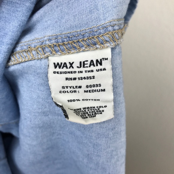• Wax jean chambray top • botton down - Picture 6 of 6